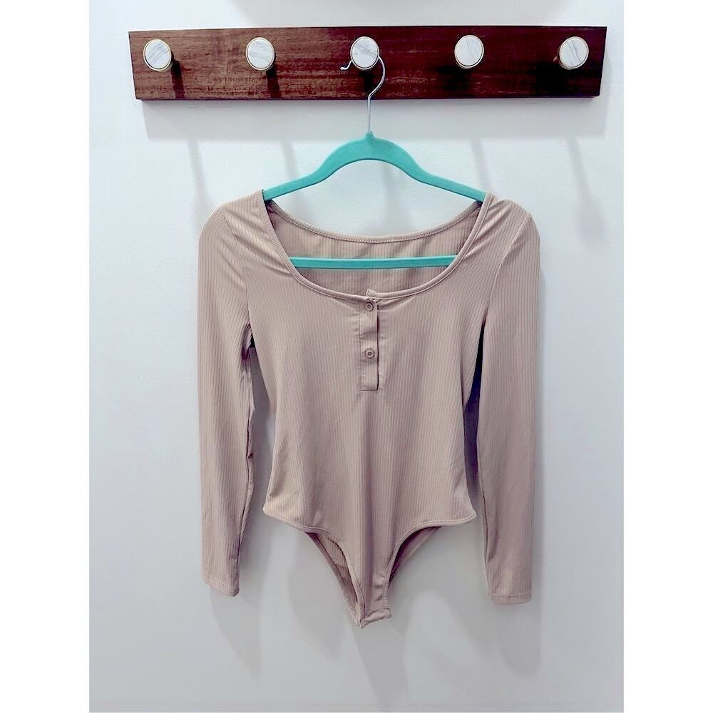 SHEIN tan bodysuit size M